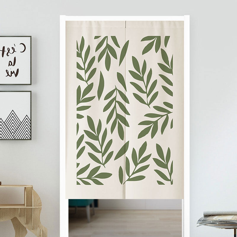 VIKAMA Boho Green Leaf Print N - đánh giá và giá Home Office Japandi