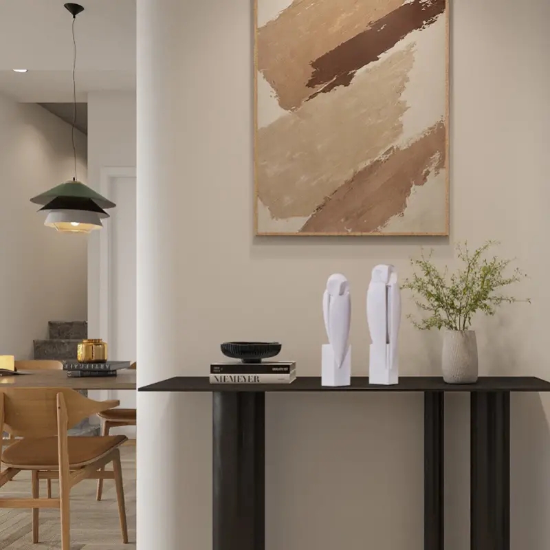 Minimalist Owll Statue Sculptu - đánh giá và giá Home Office With Bookshelves