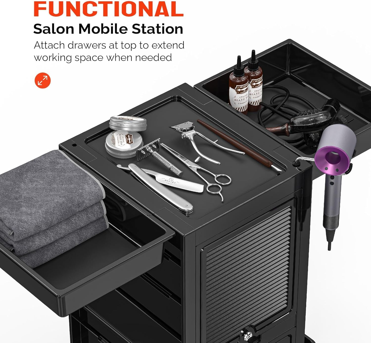 Beauty Trolley Rolling Cart wi - đánh giá và giá Rolling File Cart