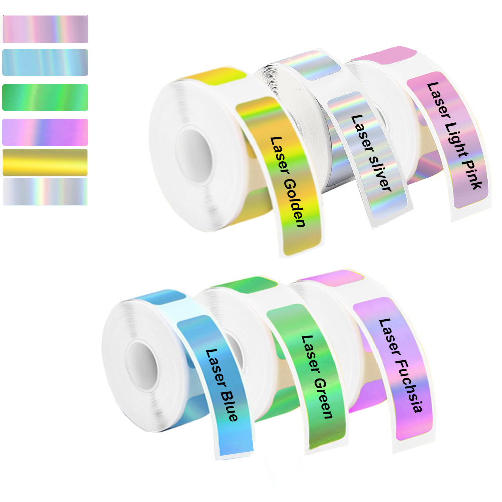 2 Roll 12*40mm Holographic Lab - đánh giá và giá Label Maker Machine