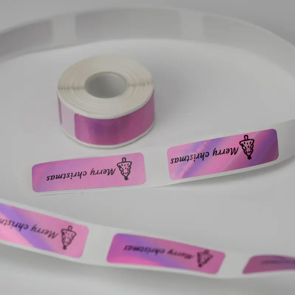 2 Roll 12*40mm Holographic Lab - đánh giá và giá Label Maker Machine