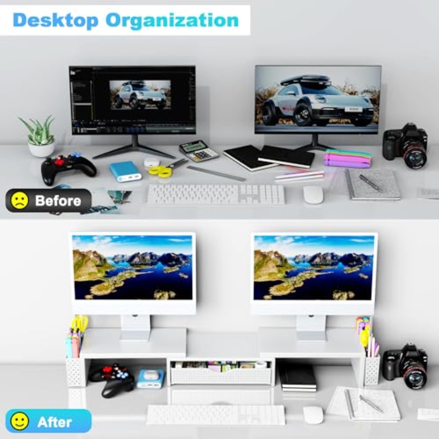 Metal Desk Organizers and Acce - đánh giá và giá Monitor Riser Stand