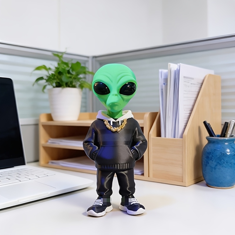 1 Piece Green Alien Figure wit - đánh giá và giá Home Office With Bookshelves