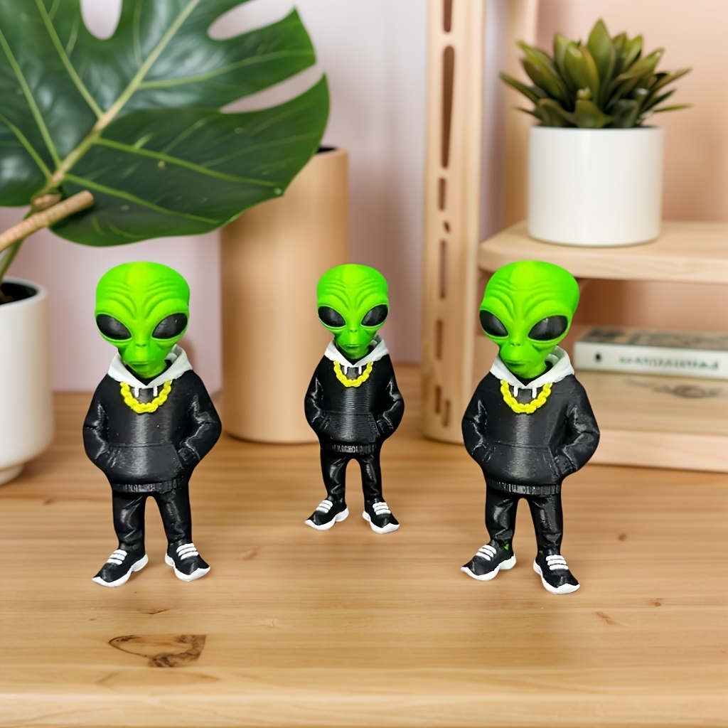 1 Piece Green Alien Figure wit - đánh giá và giá Home Office With Bookshelves