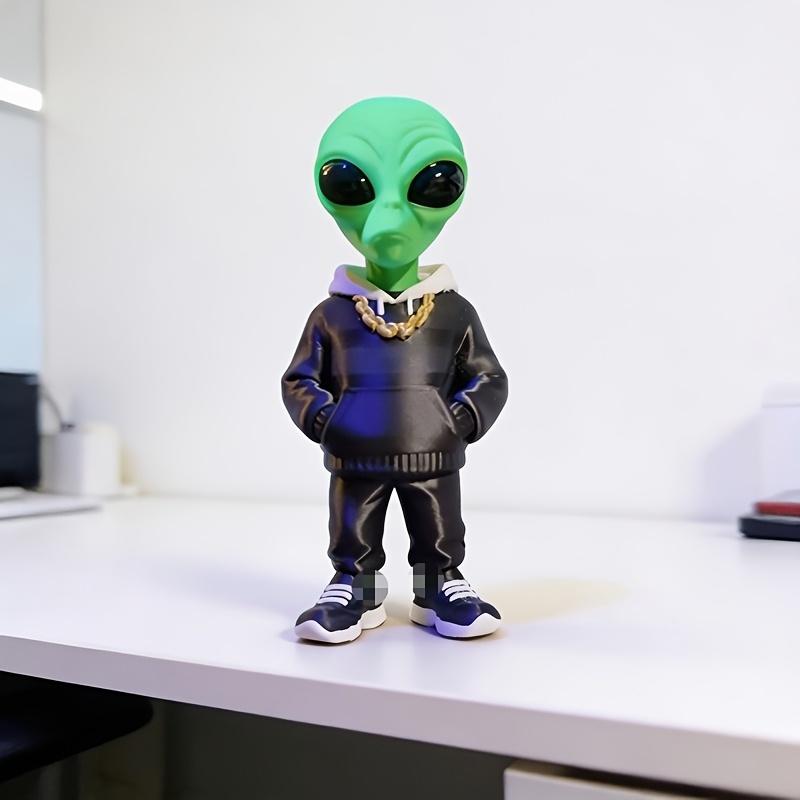 1 Piece Green Alien Figure wit - đánh giá và giá Home Office With Bookshelves