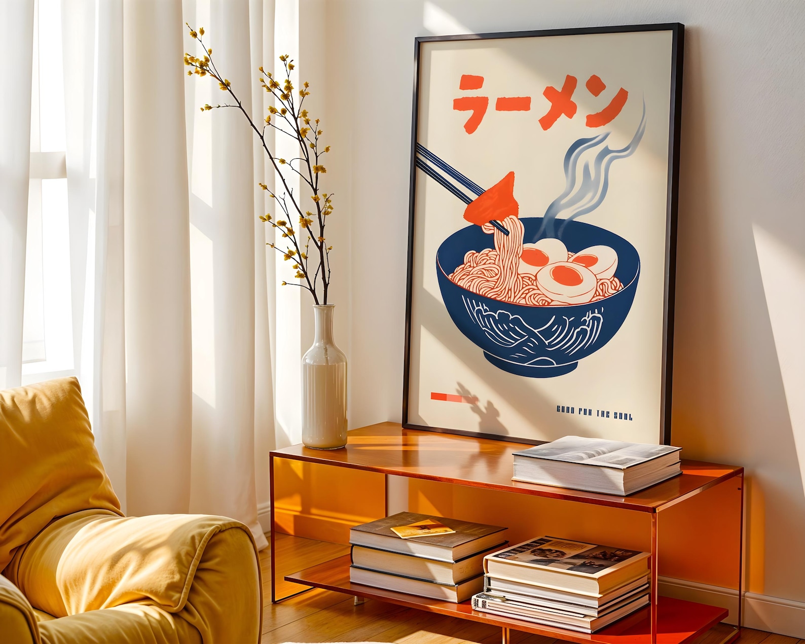 Japanese Ramen Canvas Prints – - đánh giá và giá Home Office Japandi